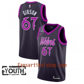 Minnesota Timberwolves Trikot Taj Gibson 67 2018-19 Nike City Edition Lila Swingman - Kinder